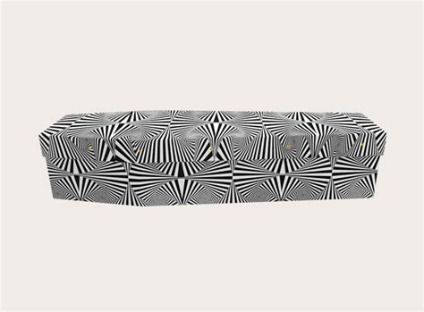 Cardboard Coffin Optical Illusion Black And White Greenfield