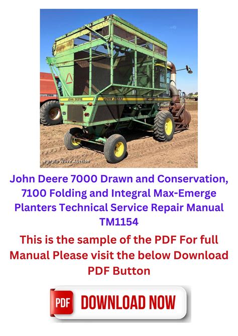 John Deere 7000 Drawn And Conservation 7100 Folding And Integral Max