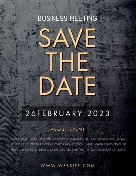 Copy Of Save The Date Postermywall