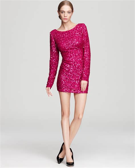 Long Sleeve Sequin Dress Picture Collection