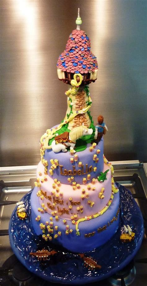 Tangled Disney Desserts Cake Debut Cake