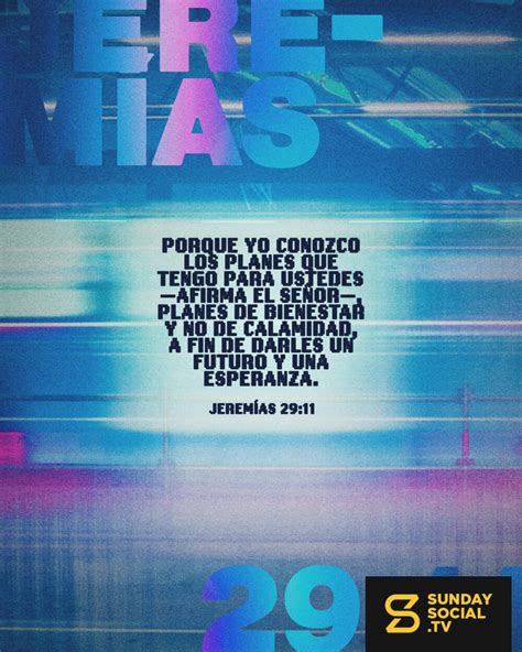 “porque Yo Conozco Los Planes Que Tengo Para Ustedes —afirma El Señor