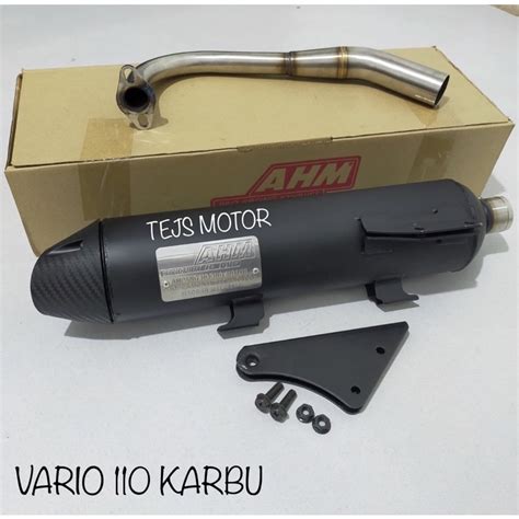 Jual Knalpot Ahm Honda Vario Karbu Knalpot Ahm Racing Tsukigi Vario