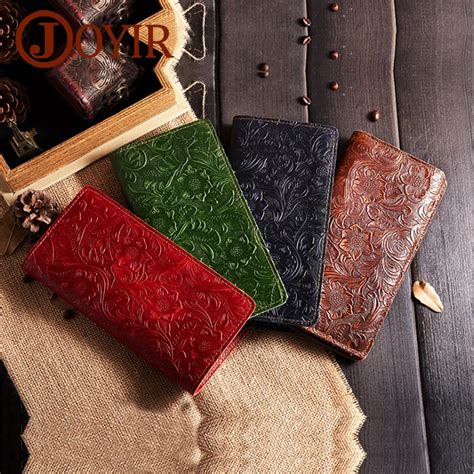 Joyir Classica Passport Long Wallet Women Men Genuine Leather Travel