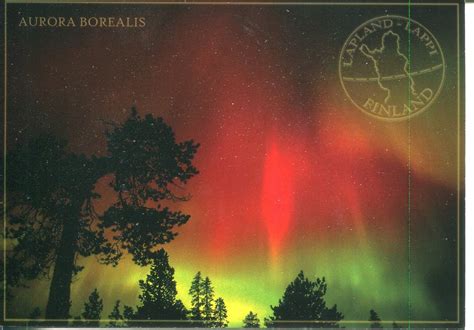 collect ROC: Finland Postcard: Aurora Borealis