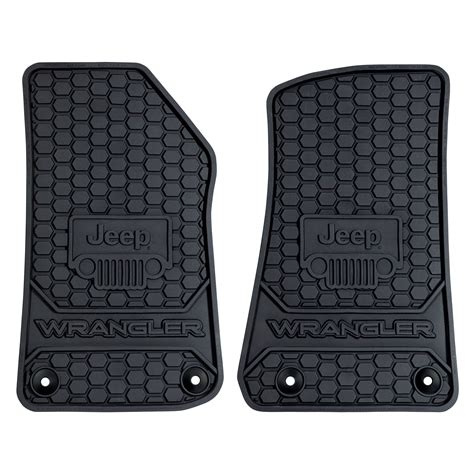 Plasticolor 001805r01 Custom Fit Front Floor Mats Jeep Wrangler 4xes Rubicon Sahara And Sport