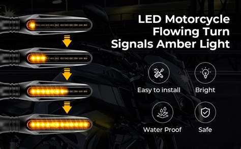 Kemimoto Motorrad Blinker V Led St Ck Universal Blinkerleuchten