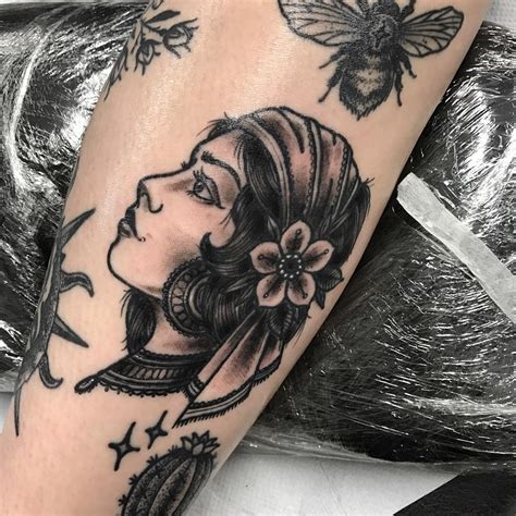 65 Enchanting Gypsy Tattoos - Designs and Meaning[2019]