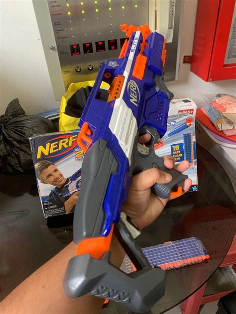 Nerf Rapidstrike Cs 18 Hobbies And Toys Toys And Games On Carousell