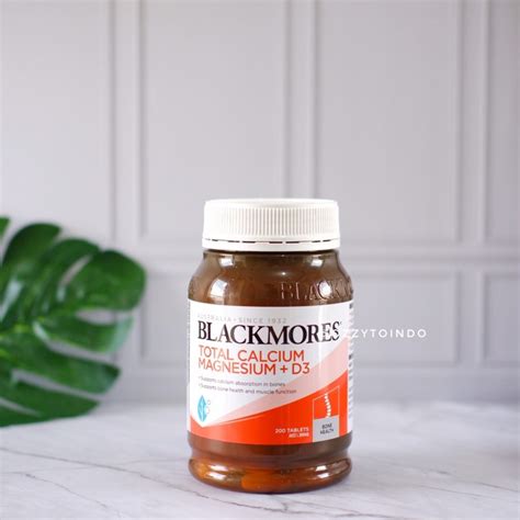 Jual Blackmores Total Calcium Magnesium D3 200 Tablets Australia