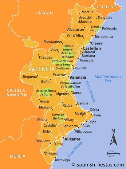 a map of spain with the capital and major cities