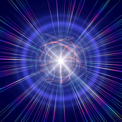 Highly Magnetized Rotating Neutron Star Abstract Illustration Stock