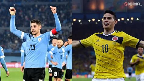 Colombia national football team vs Uruguay national football team timeline