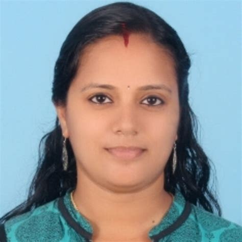 Sabitha AR Research Scholar Master Of Science Kerala University