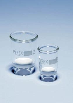 Crisol De Gooch Pyrex Con Disco Sinterizado De Vidrio Integral