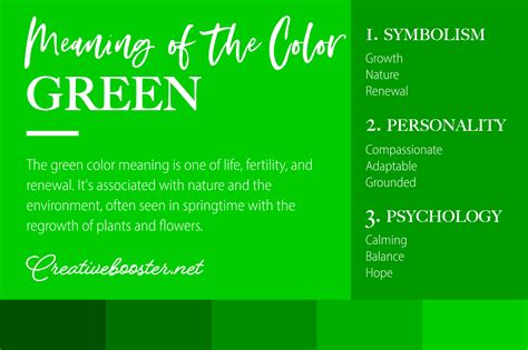 Green Color Meaning: Green Symbolizes Nature and Balance – CreativeBooster