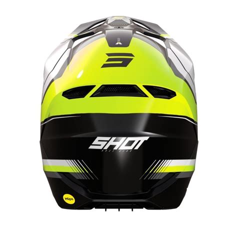 Casque Shot Furious Kid Tracer Neon Yellow Glossy Cycles Evasion