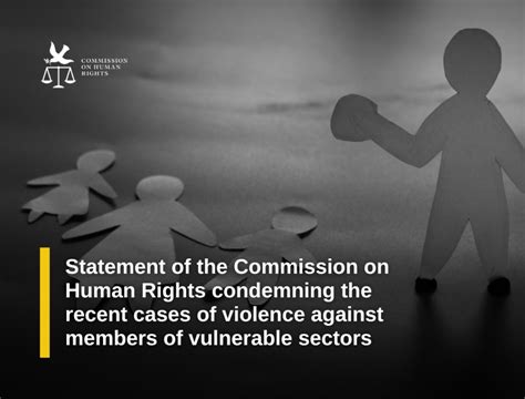 Statement Of The Commission On Human Rights Condemning The Recent Cases