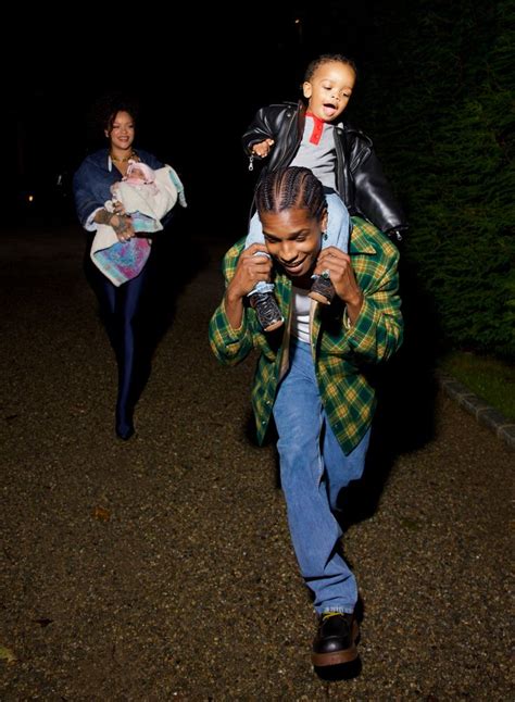 Rihanna And A Ap Rocky Reveal The First Pictures Of Their Son Riot Rose