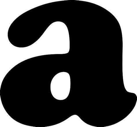 Letter A Lowercase Laser Cut Appliques