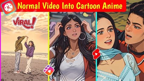 How To Convert Normal Video Into Cartoon Anime Kinemaster Se Cartoon