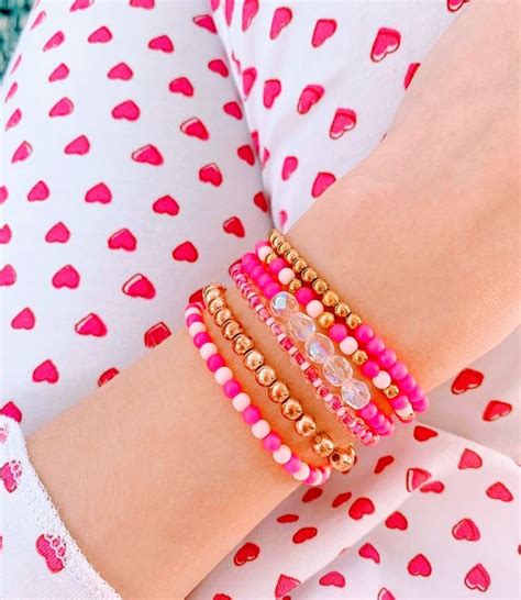 𝐥𝐮𝐜𝐲𝐬𝐩𝐫𝐞𝐩𝐩𝐲𝐯𝐢𝐛𝐞 ★ In 2021 Preppy Jewelry Preppy Bracelets Girly Jewelry