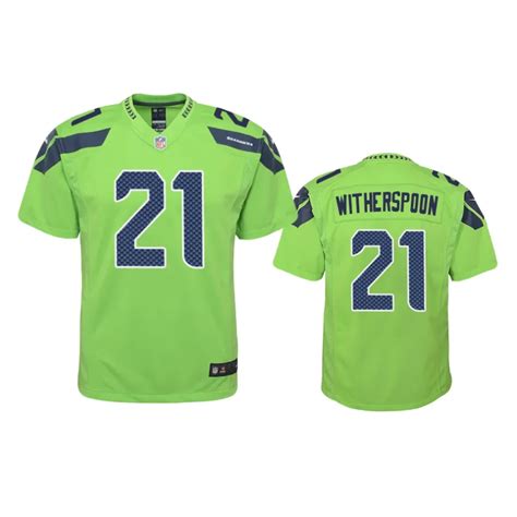 Youth Seattle Seahawks Devon Witherspoon Green Alternate Game Jersey ...