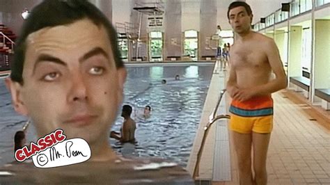 Mr Bean Goes To Swim School Mr Bean Funny Clips Classic Mr Bean