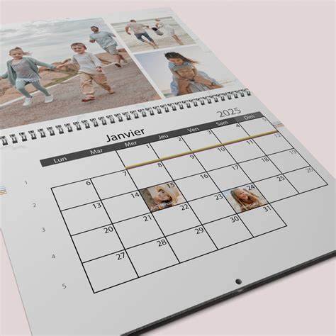 Calendrier Photo Mural Double Page Rainbow