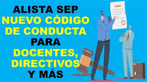 Soy Docente ALISTA SEP NUEVO CÓDIGO DE CONDUCTA PARA DOCENTES