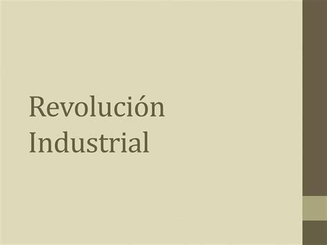 Revolución Industrial Ppt