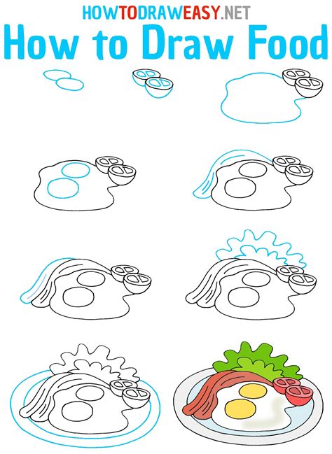 How To Draw Food Draw For Kids