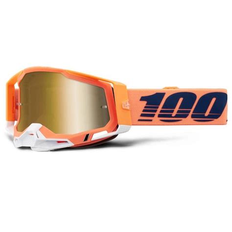 Masque Cross 100 Racecraft 2 Coral Iridium Or Au Meilleur Prix