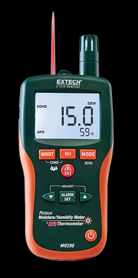 Extech Combinaton Pin Pinless Moisture Meter For Industrial Model