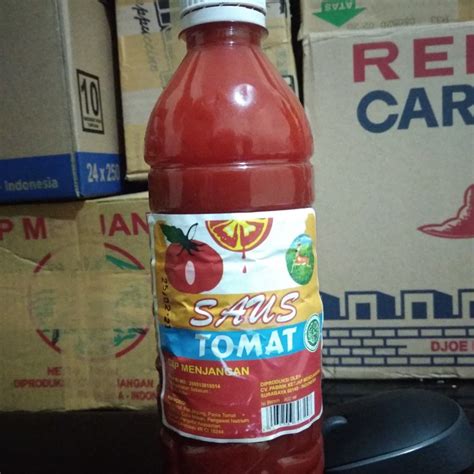 Jual Hs Saus Merah Tomat Cap Menjangan 600ml Shopee Indonesia