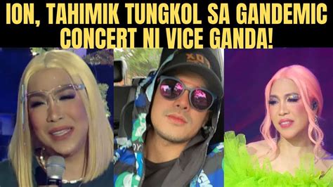 Ion Perez Tahimik Tungkol Sa Gandemic Concert Ng Babe Na Si Vice