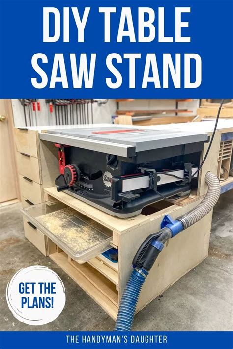 Diy Table Saw Stand With Plans Artofit