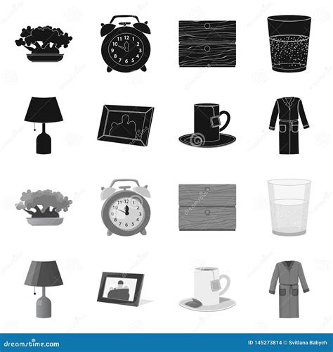 Vector Illustration Of Dreams And Night Icon Set Of Dreams And Bedroom
