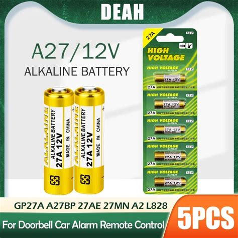 5PCS-Alkaline-Battery-12V-A27-27A-G27A-MN27-MS27-GP27A-L828-V27GA ...