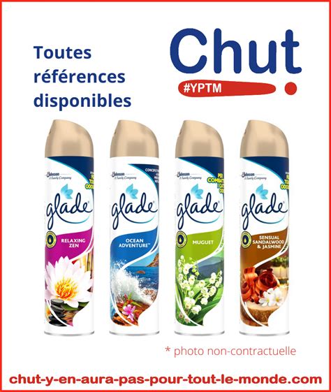 GLADE By BRISE DISCREET Refill CHUT