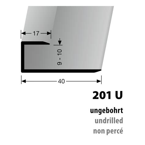 Küberit Abschluss Und Einfassprofil Typ 201 U 270 Cm Gold F5 Gold