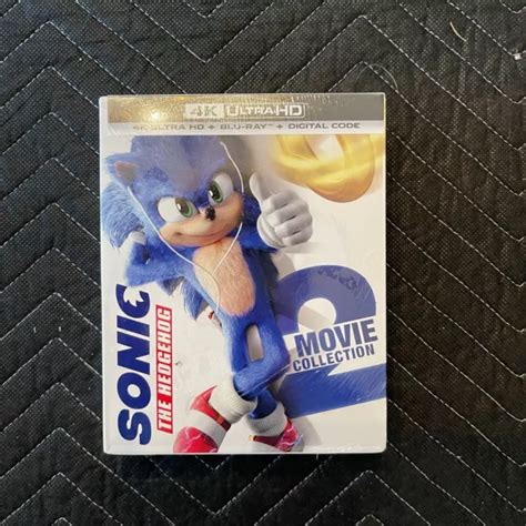 Sonic The Hedgehog Movie Collection Sealed K Uhd Blu Ray With Blu