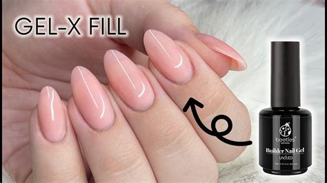 GEL X FILL WITH BUILDER GEL DAILY CHARME S FULL COVER TIPS APRE GEL