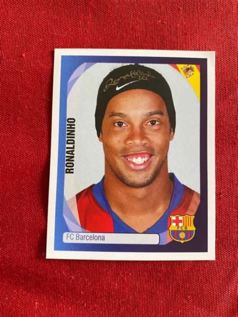 FIGURINA RONALDINHO CHAMPIONS League 2007 08 Panini Sticker New RARE