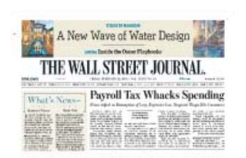 The Wall Street Journal News Paper In Mumbai ID 14760762397