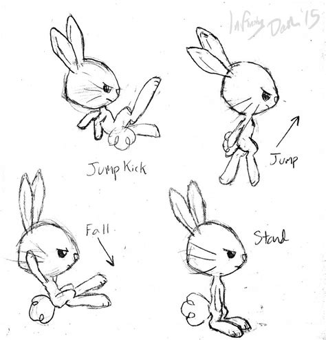 Angel Bunny Poses Sketchconcept Art By Infinitydash On Deviantart