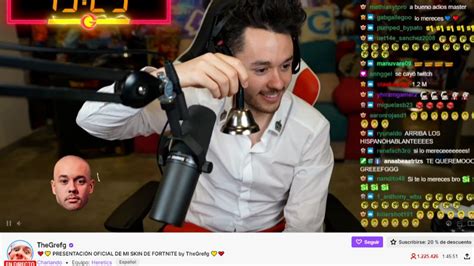 Twitch Thegrefg Espa A Rompe Internet Cuatro De Los Cinco R Cords De