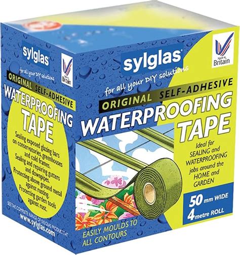 Sylglas Original Waterproofing Tape 75mm X 4m Amazon Co Uk Car