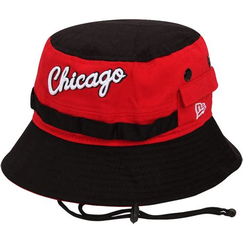 Chicago Bulls New Era Bucket Stack Hat - Red