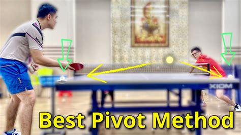 How To Do The Best Forehand Pivot Against Backspin YouTube